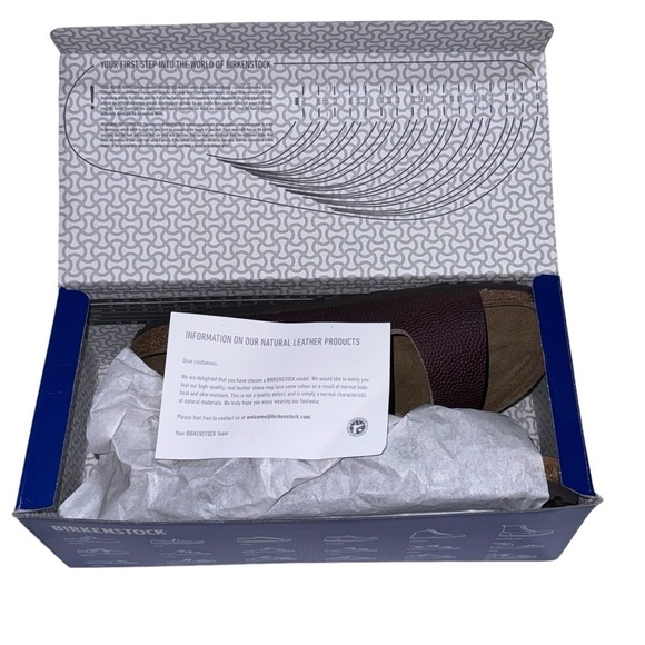 Birkenstock (NWT) Limited Edition, Horween Leather Arizona Sandals Size 41 - Picture 2 of 11